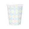 Kubek w romby niebieskie Baby 220ml 6szt.