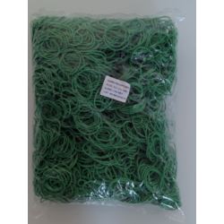 Gumki recepturki 1kg Plast 30 mm 1.5/1.5 Zielona