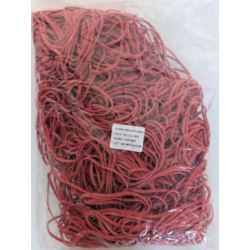 Gumki recepturki 1 kg Plast 60 mm 3/1,5 czerwona