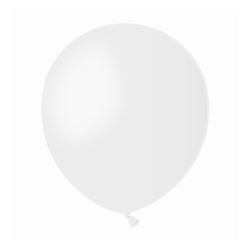 Balon A50 pastel 5" - "biały" / 100 szt.