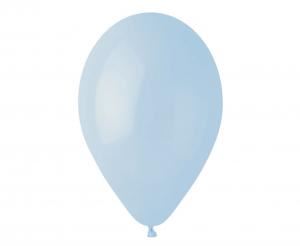 Balony Gemar 12", pastel pudrowe błękitne, 100szt.