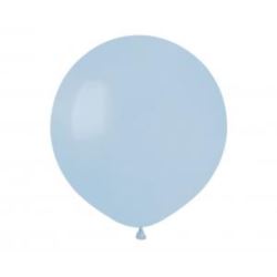 Balony Gemar 19", pastel pudrowe błękitne, 25szt.