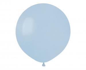 Balony Gemar 19", pastel pudrowe błękitne, 25szt.
