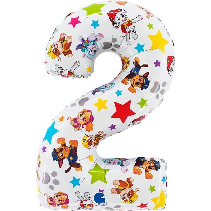 Balon Foliowy Grabo 26'', Paw Patrol cyfra 2
