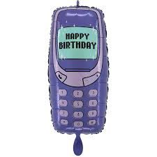 Balon foliowy Grabo telefon Happy Birthday