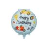 Balon foliowy pastylka ''Happy Birthday'', 35x35 c
