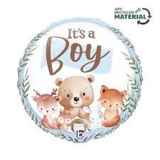 Balon foliowy Grabo 18''Woodland It's A Boy