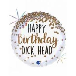 Balon Grabo 18" Happy Birthday Dick Head