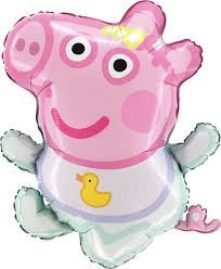 Balon Grabo 49 cm x 55 cm, Świnka Peppa Evie
