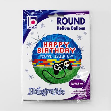 Balon Grabo 18'' 46cm Game Controller Birthday Hol