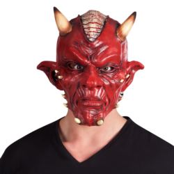 Maska lateksowa Diabeł Demon