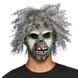 Maska lateksowa szalony zombie