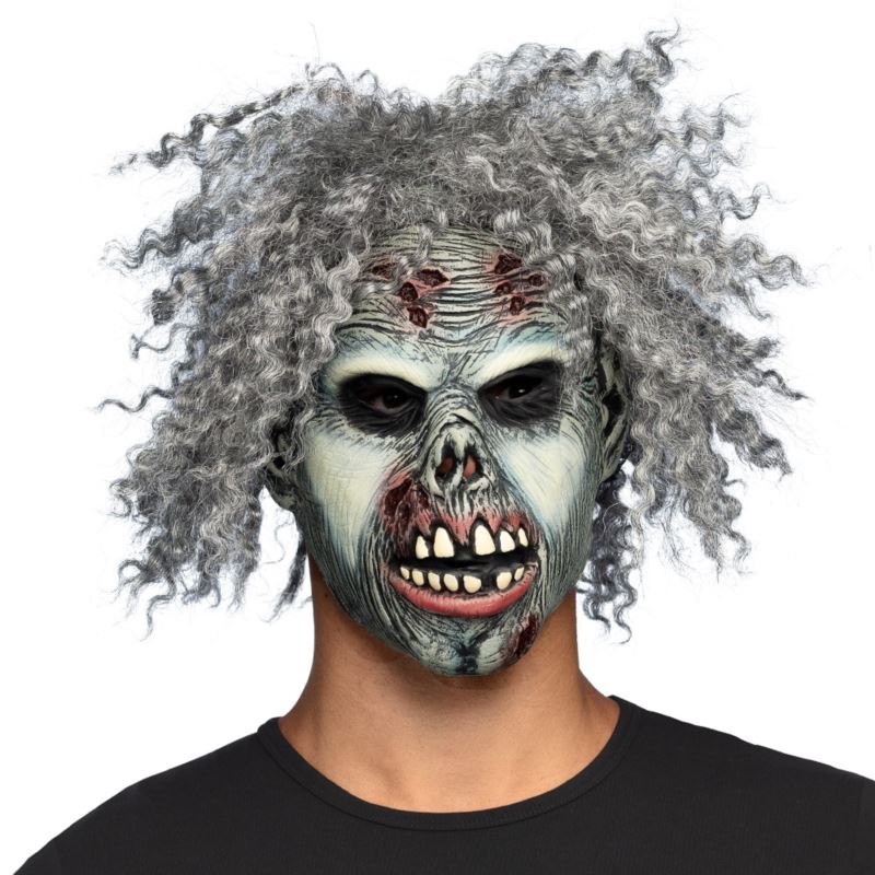 Maska lateksowa szalony zombie