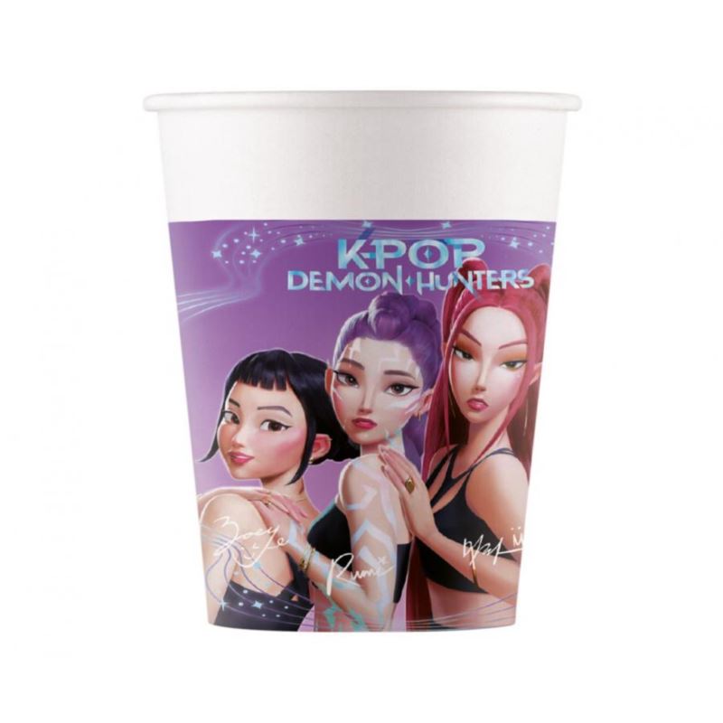 Kubeczki papierowe K-POP DEMON HUNTERS