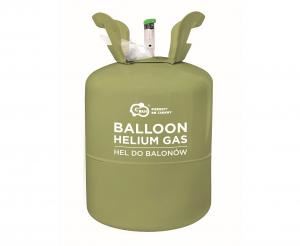 Butla z helem (jednorazowa) na 50 balonów rozm. 9