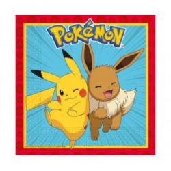 Serwetki papierowe Pokemon, 33x33 cm, 20 szt.