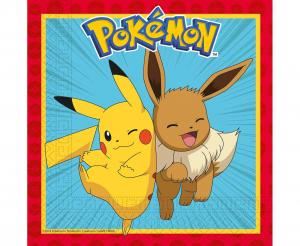 Serwetki papierowe Pokemon, 33x33 cm, 20 szt.