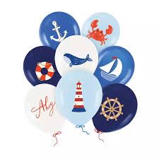 Balony lateksowe Marina 8szt. - zestaw
