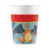 Kubeczki papierowe Pokemon, 200 ml, 8 szt.