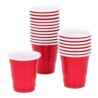 Czerwone kieliszki do shotów 6cl 20szt