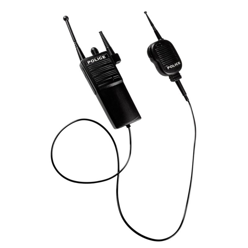 Walkie-talkie policyjne plastikowe