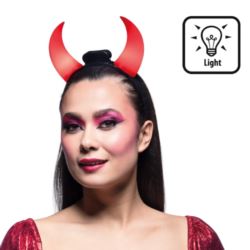 Halloween Tiara Diabelskie Rogi Led