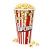 Plastikowy kubek na popcorn 18cm