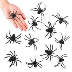 Sztuczne pająki 4cm 12szt