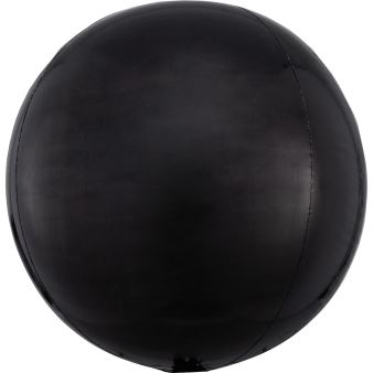 Balon foliowy Orbz czarny 38x40cm