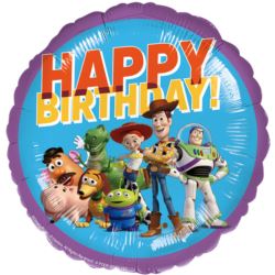 Balon foliowy Toy Story Happy Birthday 45cm