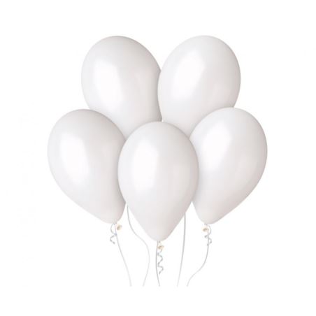 Balon G110 pastel 12" - "perłowo-biały" / 100 szt.