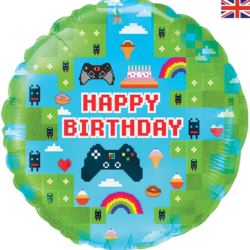 Balon Oaktree 18'' Gaming piksel 45cm