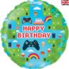Balon Oaktree 18'' Gaming piksel 45cm